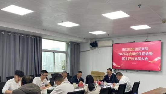 強基鑄魂擔使命 履職盡責建新功—— 市數據集團黨支部召開2024年度 專題組織生活會